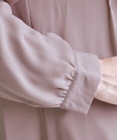 Tiaclasse 【スマート裏起毛・新色追加】 ピンタックシャツチュニック