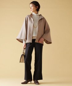 自由区 S ライトウールダブルクロススタンドカラー ジャケット