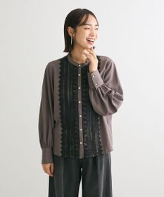 Green Parks ・ＥＬＥＮＣＡＲＥ　ＤＵＥ　フロントレースブラウス