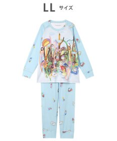 tsumori chisato SLEEP ツモリチサト パジャマ 綿100%(本体) スムース素材 長袖 長ズボン レディース UDX590 /ワコール