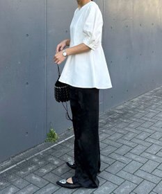 Green Parks AnriettMusee シアータックワイドパンツ