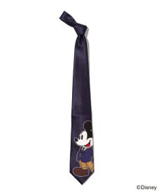 J.PRESS MEN 【DISNEY COLLECTION】シルクサテンプリント ネクタイ / ミッキーマウス