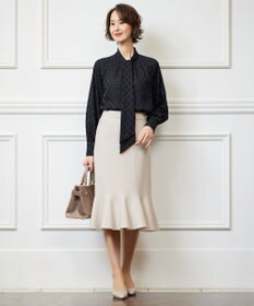 自由区 【洗える/セット着用可】レーヨンポリエステルスムース スカート