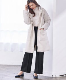 Tiaclasse 【GOLD LABEL・洗える】カシミヤタッチワイドパンツ