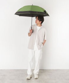 MOONBAT ポロ ラルフ ローレン (POLO RALPH LAUREN)  メンズ 長傘 雨傘 ロゴ刺繍 ボタンジャンプ ワンタッチ