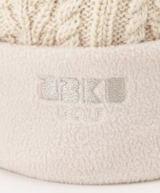 23区GOLF 【WOMEN】つば付きケーブル ニットキャップ