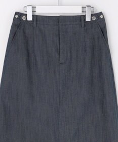 J.PRESS LADIES S 【WEB限定】セルロースシャンブレー ナロー スカート