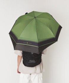 MOONBAT ポロ ラルフ ローレン (POLO RALPH LAUREN)  メンズ 長傘 雨傘 ロゴ刺繍 ボタンジャンプ ワンタッチ