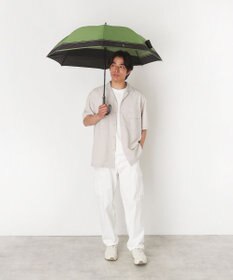 MOONBAT ポロ ラルフ ローレン (POLO RALPH LAUREN)  メンズ 長傘 雨傘 ロゴ刺繍 ボタンジャンプ ワンタッチ