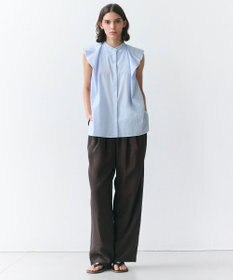 BEIGE， MALLOW / コットンタック バルーンスリーブブラウス