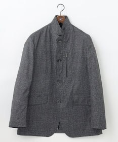 JOSEPH ABBOUD 【キングサイズ・軽量・撥水加工】メランジストレッチジャケットブルゾン