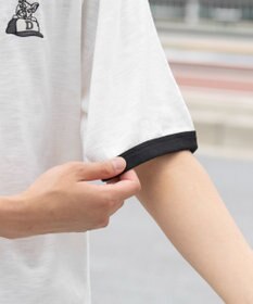 WEGO ワンポイント刺繍リンガーT（SS）