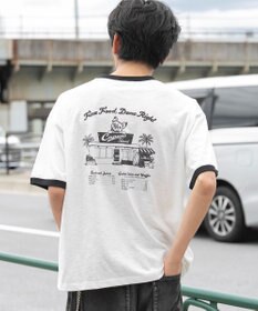WEGO ワンポイント刺繍リンガーT（SS）