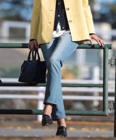 J.PRESS LADIES L 【洗える】BASIC STRETCH DENIM スキニー パンツ