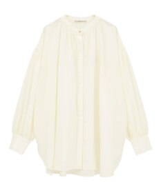 Green Parks ｅａｓｅ　ｂｌｕｅ．バックシャーリングブラウス