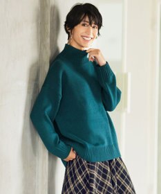 ANY ラムウールバックテイルニット