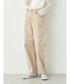 earth music&ecology コットンツイルバギーパンツ