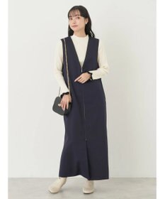 earth music&ecology ジップジレワンピース