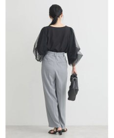 earth music&ecology タックストレートパンツ