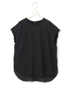 ICB 【洗える】FluidBackSatin ラウンドヘムプルオーバー