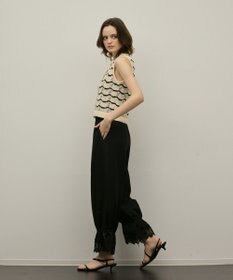 GRACE CONTINENTAL ドロストクロップドパンツ