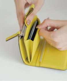 Atelier nuu 日本製 noble L字ファスナー二つ折りウォレット