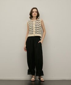 GRACE CONTINENTAL ドロストクロップドパンツ