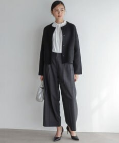 組曲 S ライトデシンフリル襟 ブラウス