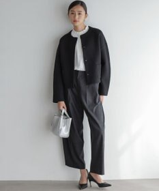 組曲 S ライトデシンフリル襟 ブラウス