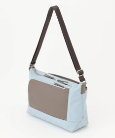 Y'SACCS ナイロン×リサイクルレザー　コンビマルチショルダー