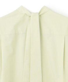 BEIGE， 【洗える】CLOVER / コットンバックボウタイブラウス