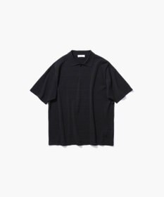 ATON FRESCA KNIT | ハーフスリーブポロセーター - UNISEX