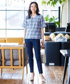 Tiaclasse L 【洗える】ゆったりシルエットの幅広カフスブラウス