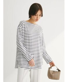 Green Parks ラウンドボーダーリラックスプルオーバー