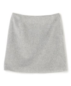 BEIGE， COURBE / アルパカ混ミニ丈スカート