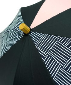 +RING 【UVカット95%以上】【UPF50＋】プラスリング レディース向け 晴雨兼用（長ショート） BLK T1294