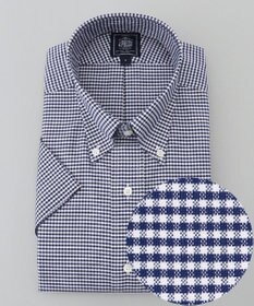 J.PRESS MEN 【WEB・一部店舗限定】ギンガムチェック 半袖シャツ/B.D