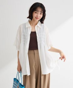 Green Parks シャーリングドロスト５分袖シャツ