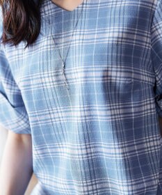 Tiaclasse L 【洗える】ゆったりシルエットの幅広カフスブラウス