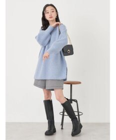 earth music&ecology ふわふわメランジチュニック