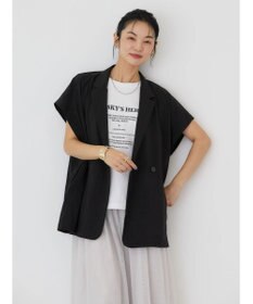 AMERICAN HOLIC 接触冷感Ｗボタンジレ