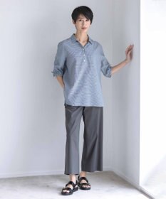 J.PRESS LADIES S 【洗える】ウェザーバイオエアフロー ワイド パンツ