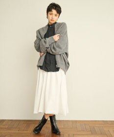 #Newans 【セレモニーにも】バルーンフレアニットスカート