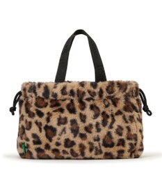 LeSportsac FUR DRAWSTRING TOTE/レオパードフラッフィーファー