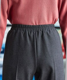 Tiaclasse 【GOLD LABEL・洗える】カシミヤタッチワイドパンツ