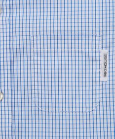 MIKI HOUSE HOT BISCUITS 【110-130cm】ブロード素材の長袖シャツ