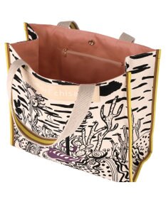 tsumori chisato CARRY サボテンと太陽 トートバッグ Lサイズ　【たっぷり収納】