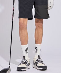 PW CIRCULUS 【虫よけ加工】【MEN】P-MOF ソックス ミドル丈 ゴルフ