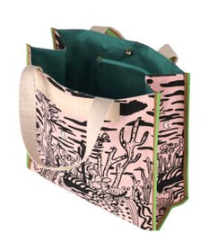 tsumori chisato CARRY サボテンと太陽 トートバッグ Lサイズ　【たっぷり収納】
