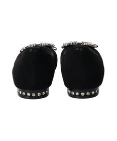 Bridget Birkin 【Bridget Birkin】スクエアビジューフラットシューズ